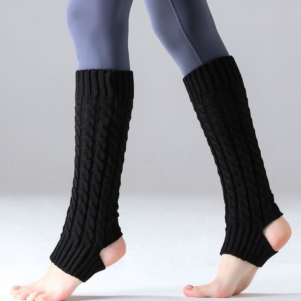 Boot Sock Slouchy - Cable Knit Stirrup Socks Women Winter