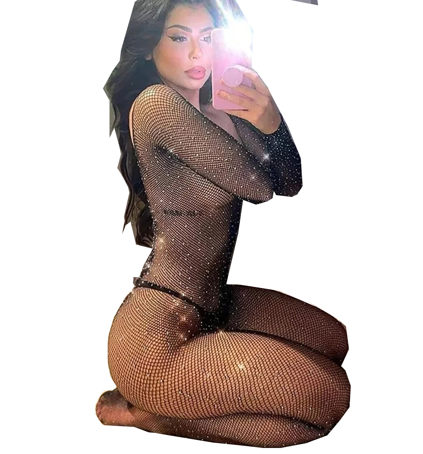 Plus Size Erotic Sexy Lingerie - Fishnet Stocking Women recension och pris
