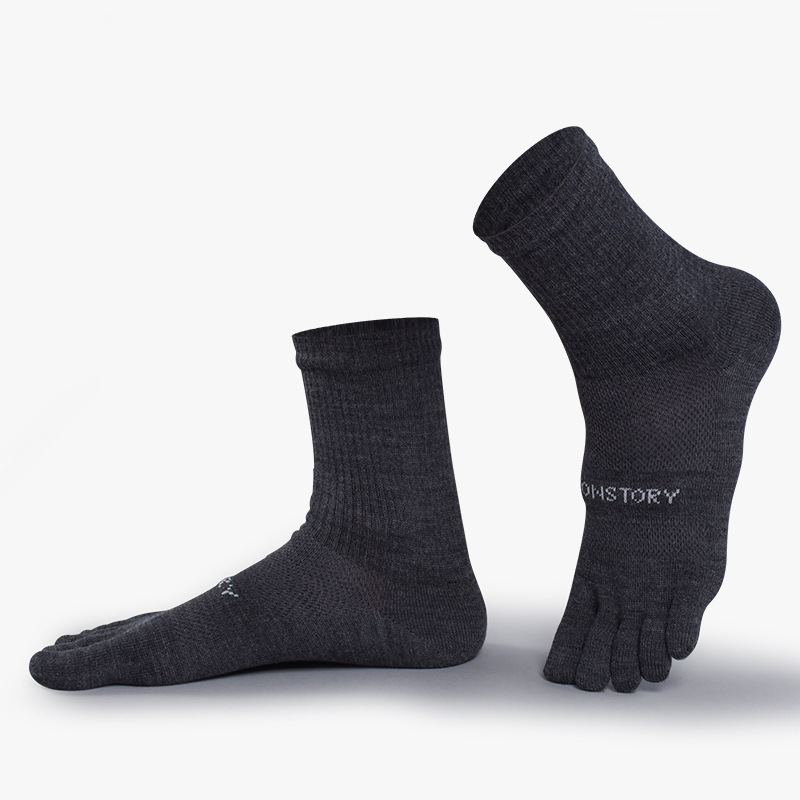 5 Pairs Thicken Warm Men Five  - Toe Sock Split recension och pris