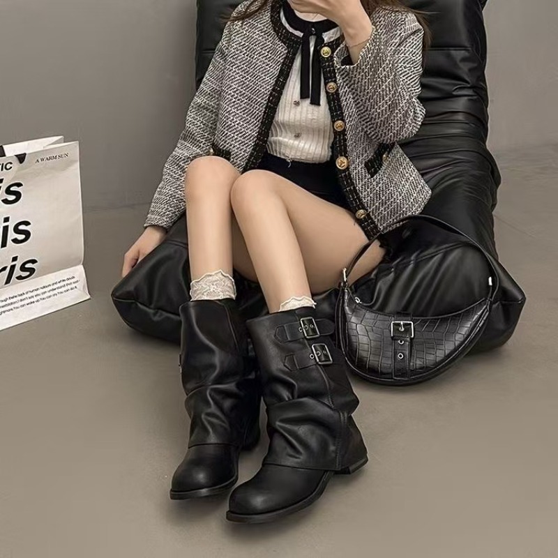 Women Black Slouchy Mid Calf B - No Show Sock Women recension och pris