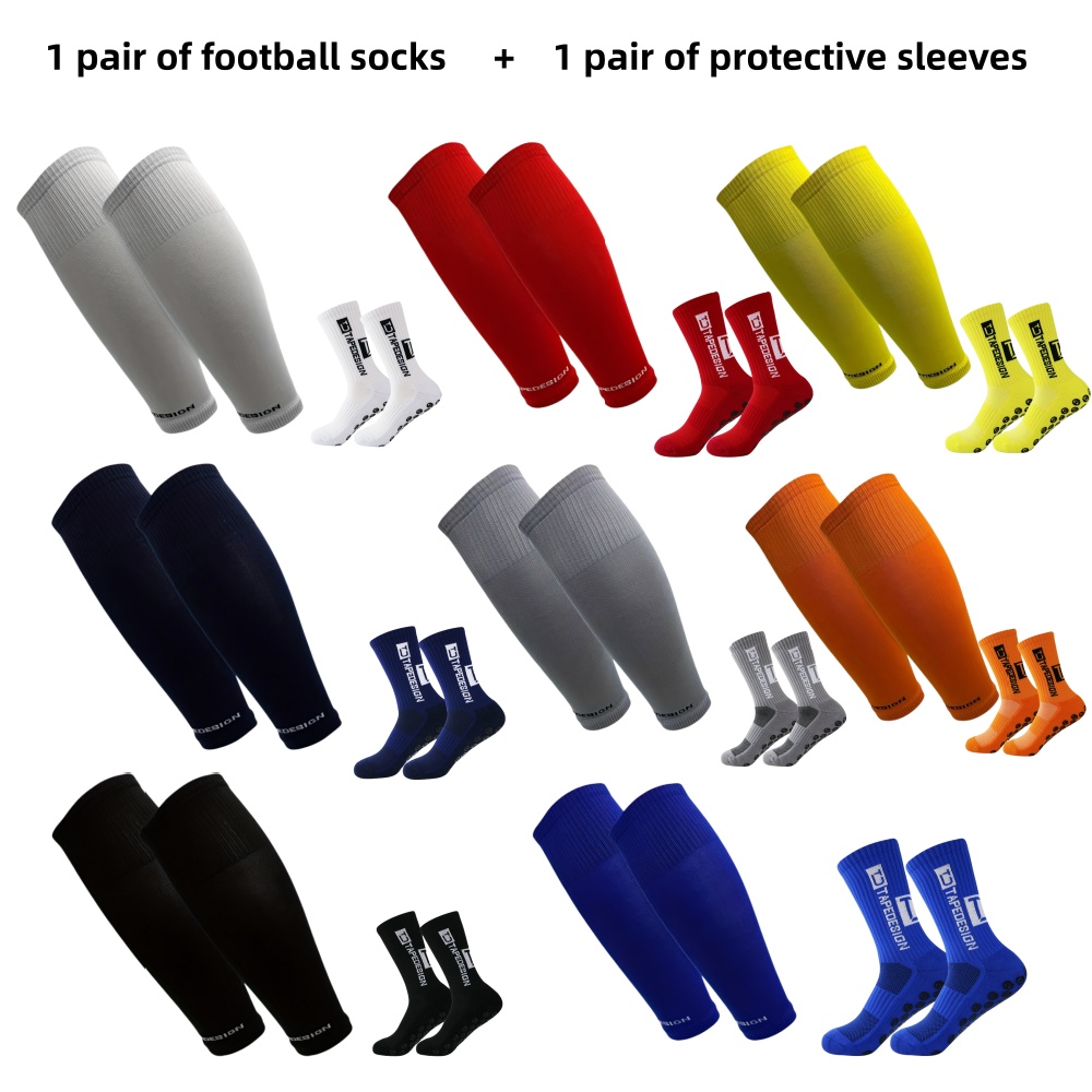 1 pair of football socks+1 pai - Compression Sleeve Calf recension och pris