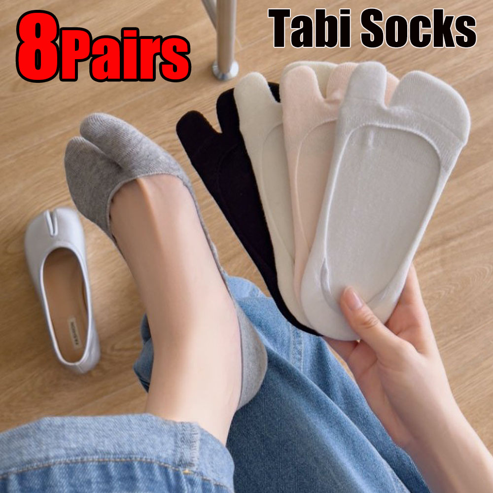 Women Cotton Tabi Socks Two Fi - No Show Sock Women recension och pris